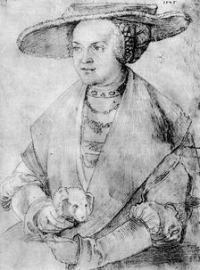Susanne von Brandenburg-Ansbach 1525, (1936). Artist: Albrecht Dürer