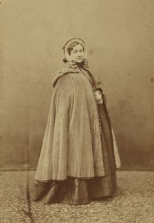 Susanne Lagier, vaudevilliste, 1860-1861. Creator: Nadar