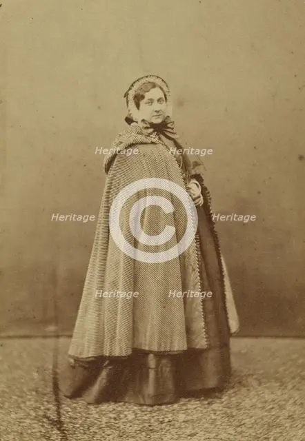 Susanne Lagier, vaudevilliste, 1860-1861. Creator: Nadar.