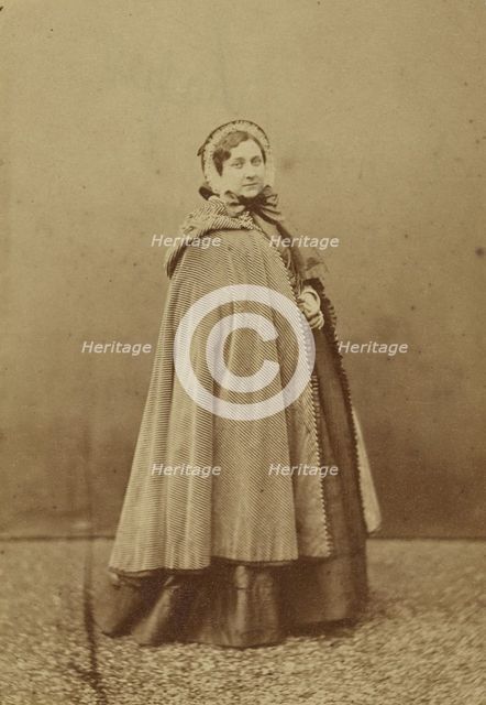 Susanne Lagier, vaudevilliste, 1860-1861. Creator: Nadar.