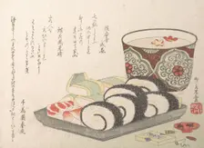 Sushi (Vinegared Fish and Rice) Food. Creator: Shinsai