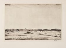 Sussex Downs, pub. 1926. Creator: Christopher Richard Wynne Nevinson (1889 – 1946)