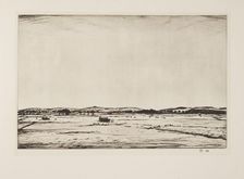 Sussex Downs, pub. 1926. Creator: Christopher Richard Wynne Nevinson (1889 – 1946)