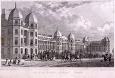Sussex Place, Regent's Park, Marylebone, London, 1828. Artist: WR Smith
