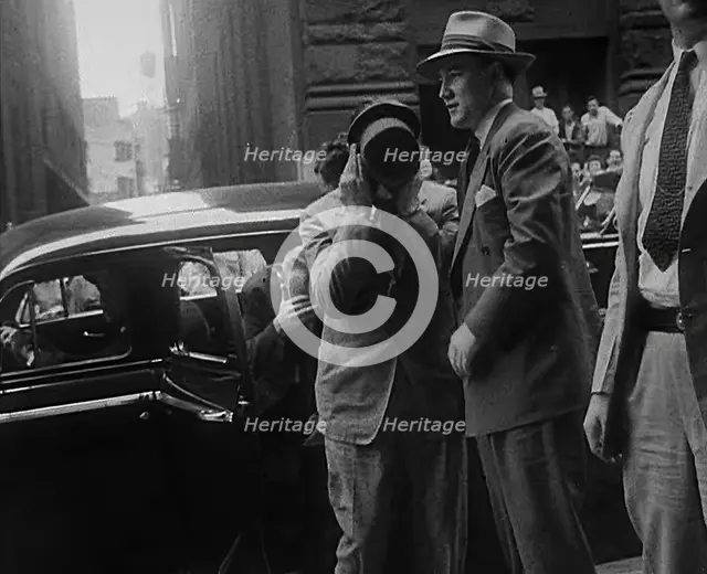 Suspected Agents Being Led to Trial, 1942. Creator: British Pathe Ltd.