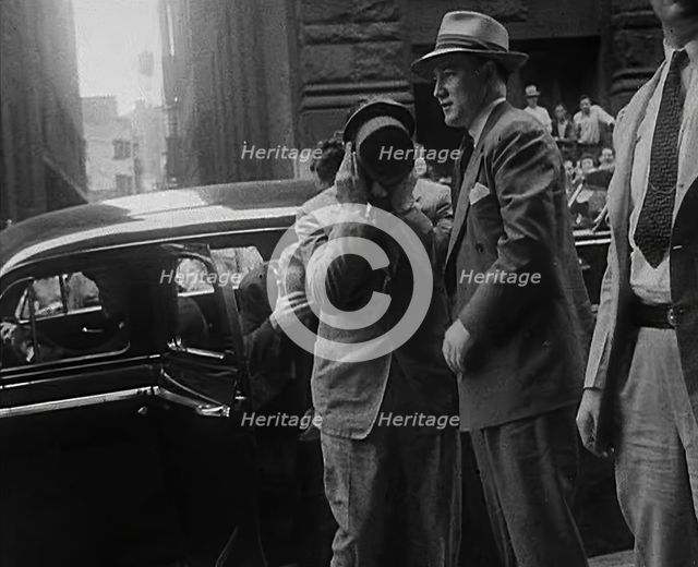 Suspected Agents Being Led to Trial, 1942. Creator: British Pathe Ltd.