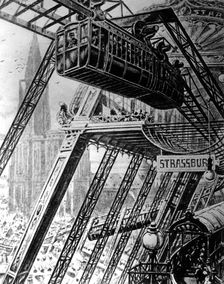 Suspended monorail, 1906. Creator: Unknown