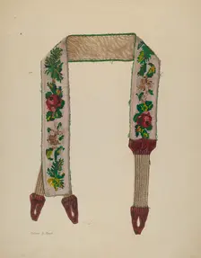 Suspender, c. 1930. Creator: Dolores Haupt
