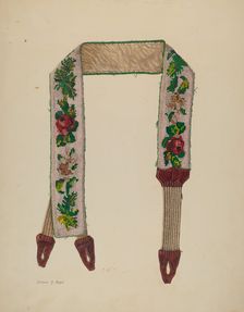 Suspender, c. 1930. Creator: Dolores Haupt