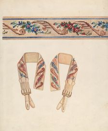 Suspenders, c. 1935. Creator: Ella Josephine Sterling
