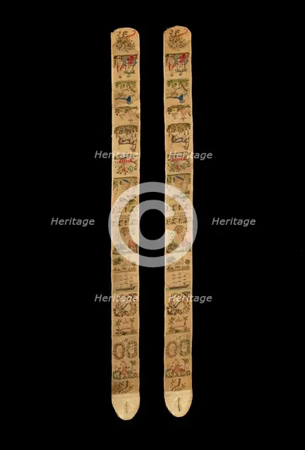 Suspenders, Portuguese, 1840-49. Creator: Unknown.