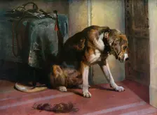 Suspense 19th century, (1912).Artist: Edwin Henry Landseer