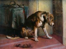 Suspense 19th century, (1912).Artist: Edwin Henry Landseer