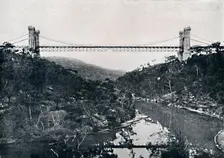 Suspension Bridge, Middle Harbour, c1900. Creator: Unknown