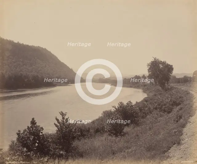 Susquehanna at Standing Stone, c. 1895. Creator: William H Rau.