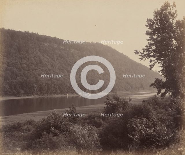 Susquehanna at Standing Stone, c. 1895. Creator: William H Rau.