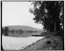 Susquehanna River below Binghamton, N.Y., c1900. Creator: Unknown