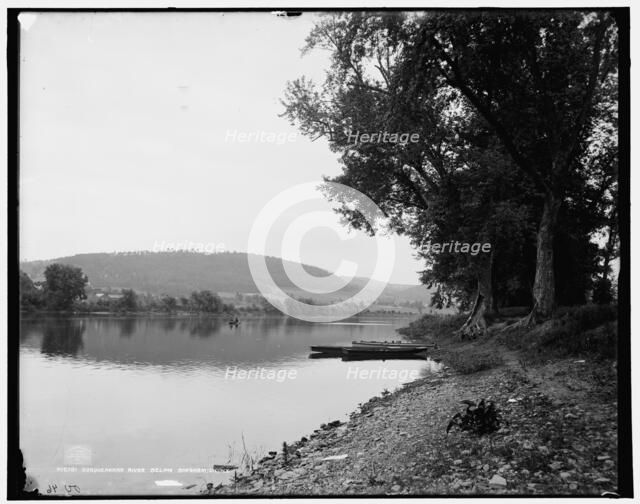 Susquehanna River below Binghamton, N.Y., c1900. Creator: Unknown.
