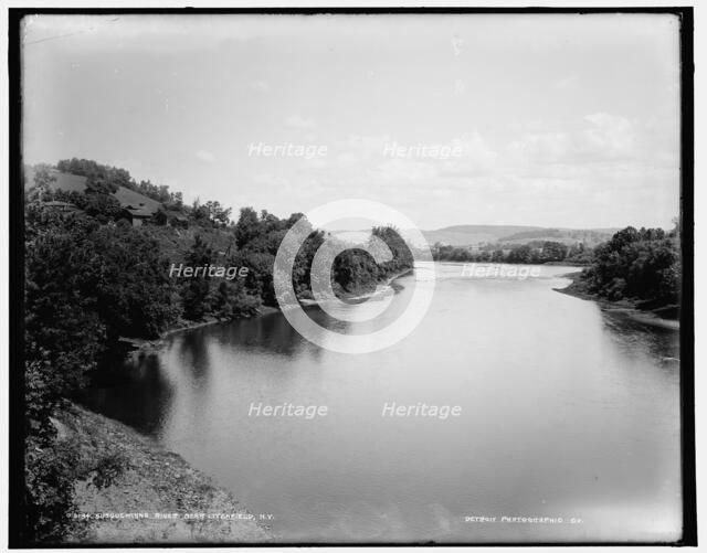 Susquehanna River near Litchfield, N.Y., between 1890 and 1901. Creator: Unknown.