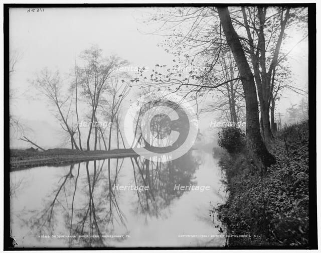 Susquehanna River near Shickshinny, Pa., c1900. Creator: Unknown.
