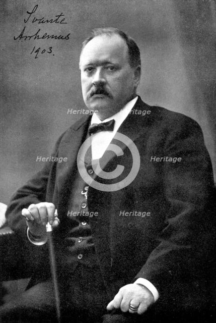 Svante Arrhenius (1859-1927), Swedish physicist and chemist, 1903. Artist: Unknown