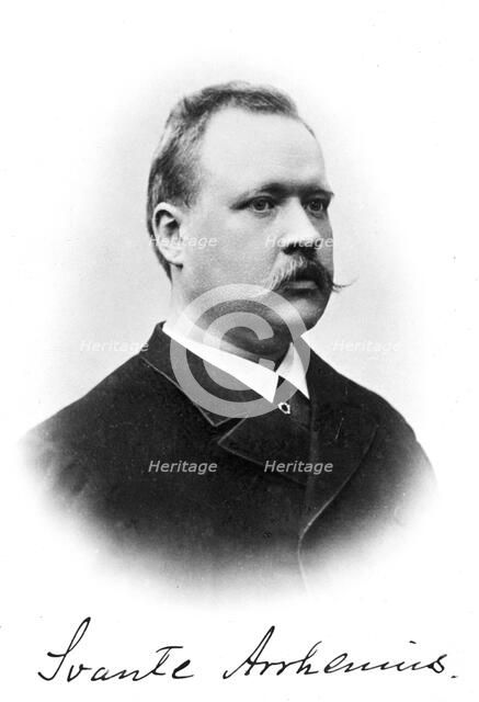 Svante Arrhenius (1859-1927), Swedish physicist and chemist. Artist: Unknown