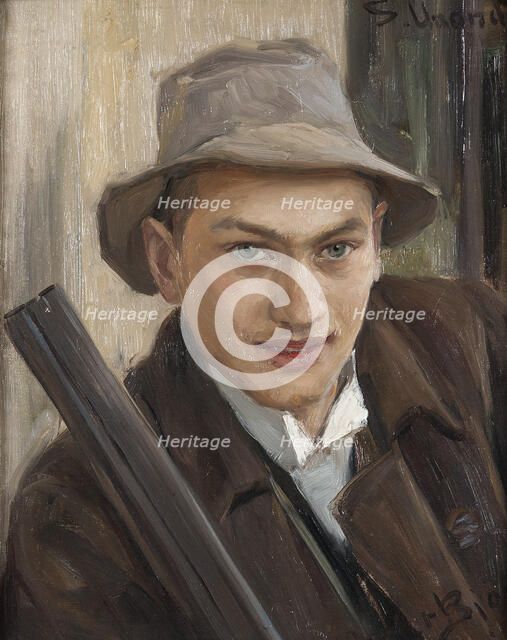 Sven Unander, 1891. Creator: Oscar Bjorck.