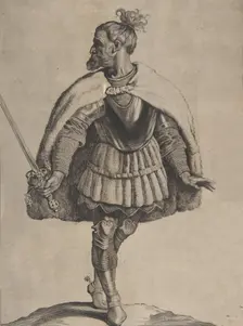 Svevus, from the series Peplus, sive Gothorum, Heruolorum..., 1650. Creator: Cornelis de Visscher