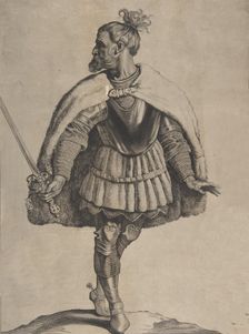 Svevus, from the series Peplus, sive Gothorum, Heruolorum..., 1650. Creator: Cornelis de Visscher
