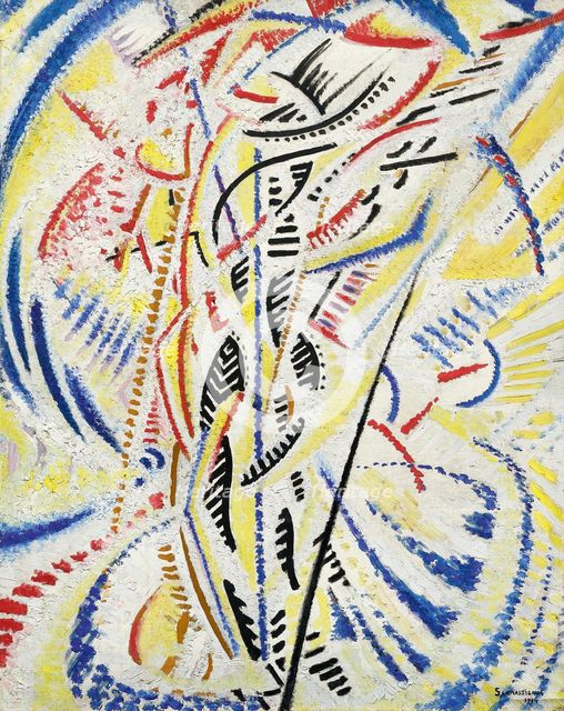 Sviluppo di un ritmo: Luce, 1914. Creator: Jules Schmalzigaug.