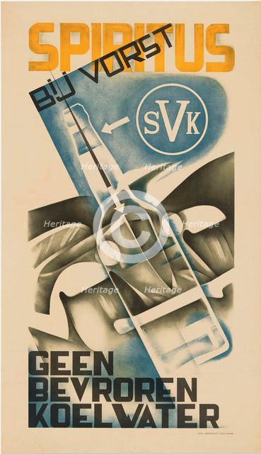 SVK - Spiritus bij Vorst, c1925. Creator: Anon.