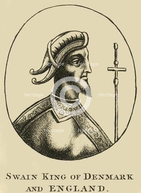 'Swain King of Denmark and England', 18th century. Creator: Unknown.