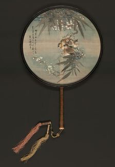 Swallows, Bamboo and Plum Blossoms, Qing dynasty (1644-1911), 19th century. Creator: Tan Huanzhang