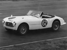 Swallow Doretti, J.Gamble, Brands Hatch 1961. Creator: Unknown