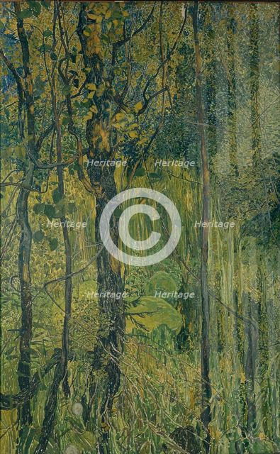 Swamp forest, 1917. Artist: Golovin, Alexander Yakovlevich (1863-1930)