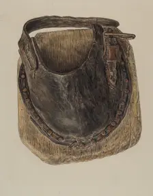 Swamp Shoe for Horse, c. 1942. Creator: Clarence Secor