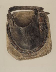 Swamp Shoe for Horse, c. 1942. Creator: Clarence Secor