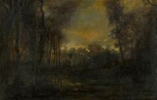 Swampy Landscape, 1880-1900. Creator: Ladislav Mednyanszky