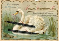 Swan Fountain Pen, 19th century