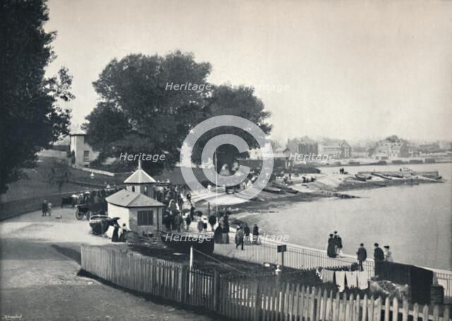 'Swanage - View of the Town and the Sea', 1895. Artist: Unknown.
