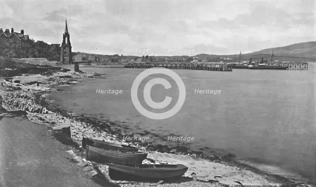 'Swanage Bay and Pier', c1910. Artist: Unknown.