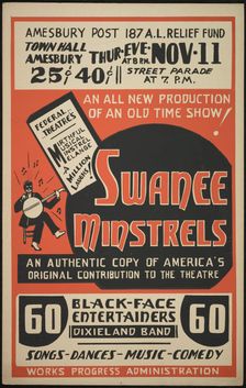 Swanee Minstrels, [193-]. Creator: Unknown