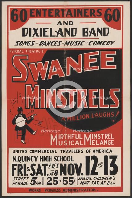 Swanee Minstrels, [193-]. Creator: Unknown.