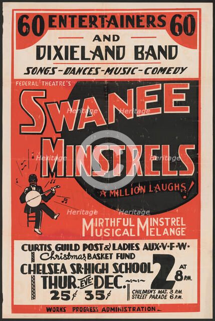 Swanee Minstrels, [193-]. Creator: Unknown.