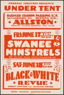Swanee Minstrels, [193-]. Creator: Unknown
