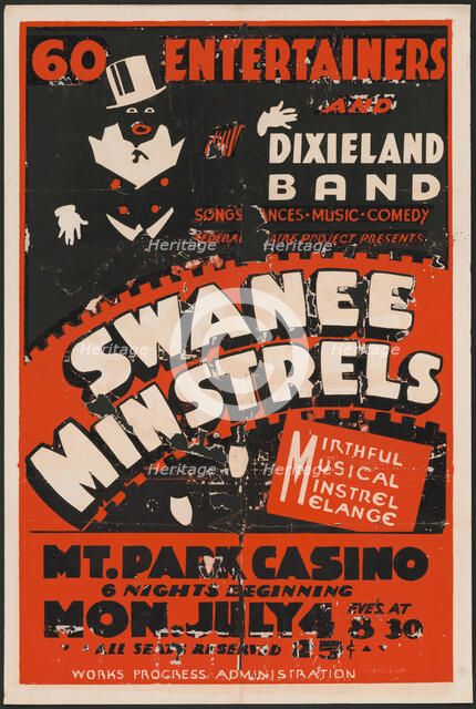 Swanee Minstrels, Holyoke, MA, [193-]. Creator: Unknown.