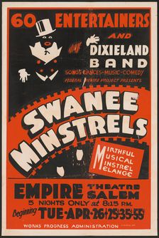 Swanee Minstrels, Salem, MA, [193-]. Creator: Unknown