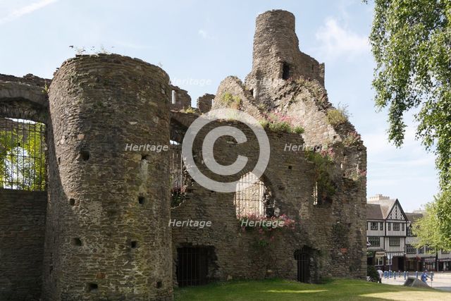 Swansea Castle, South Wales, 2010. Creator: Peter Thompson.