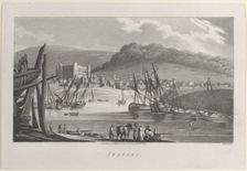 Swansey, from "Remarks on a Tour to North and South Wales, in the year 1797", February 1, 1800. Creator: John Hill