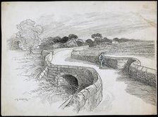 Swarkestone Bridge, Derbyshire, 1892-1933. Artist: Charles George Harper